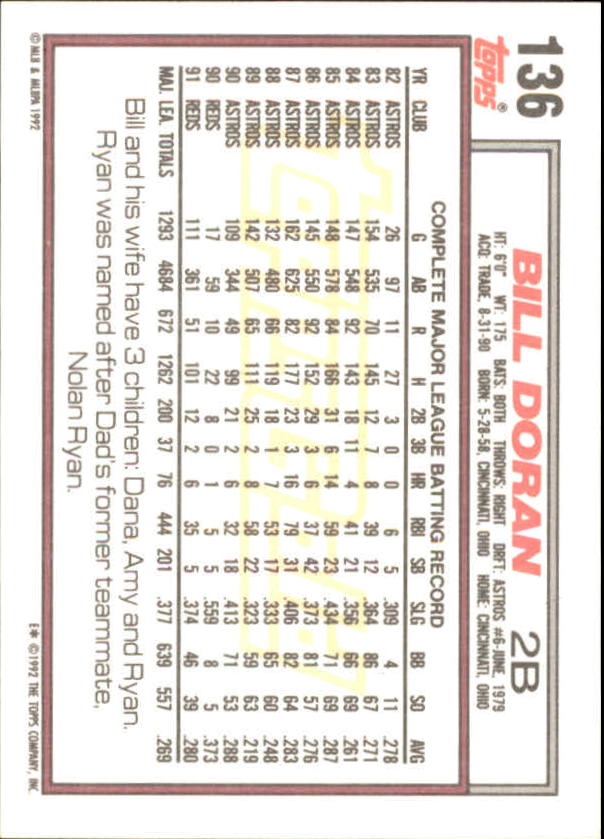 1992 Topps Baseball Gold Winners (#1-275) Singles - You Choose - Bild 242 von 496
