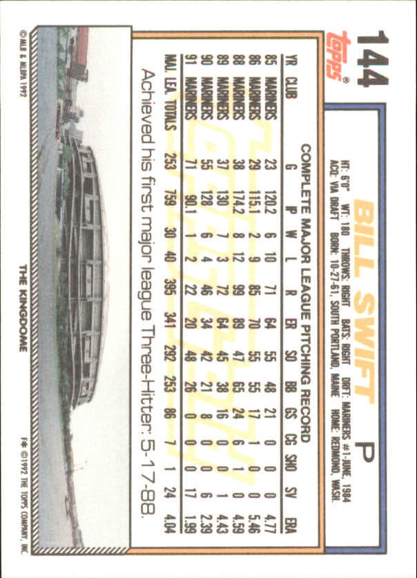 Sports Card Back