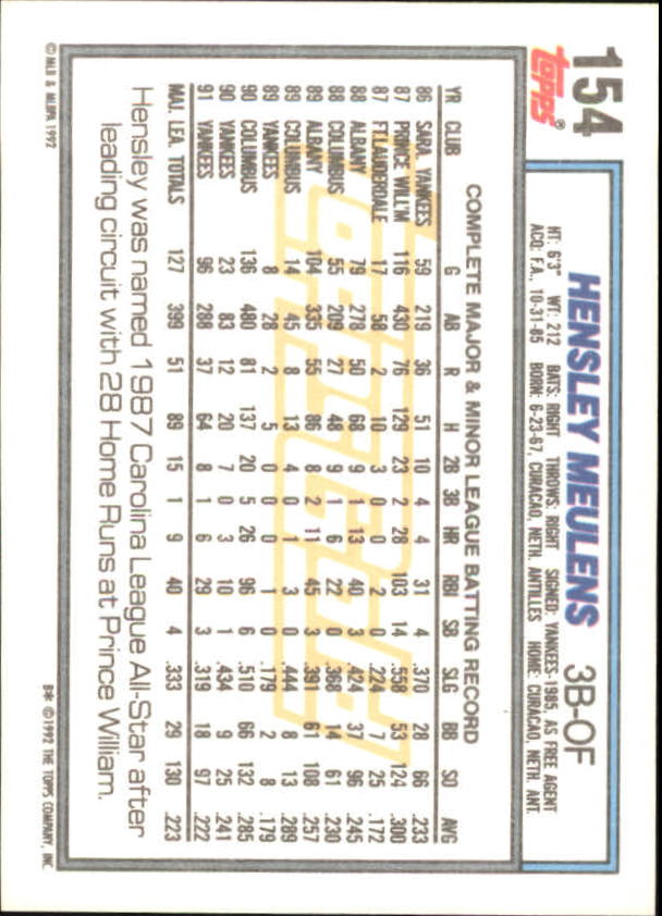 1992 Topps Baseball Gold Winners (#1-275) Singles - You Choose - Bild 272 von 496