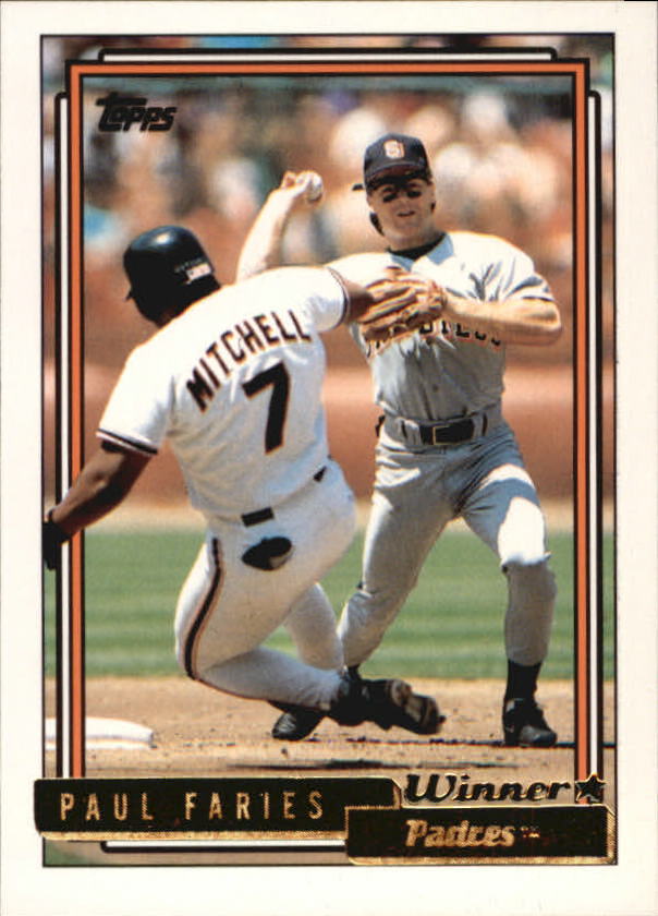 1992 Topps Baseball Gold Winners (#1-275) Singles - You Choose - Bild 285 von 496
