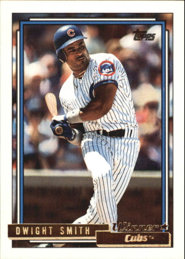 1992 Topps #370 SHAWON DUNSTON Chicago Cubs