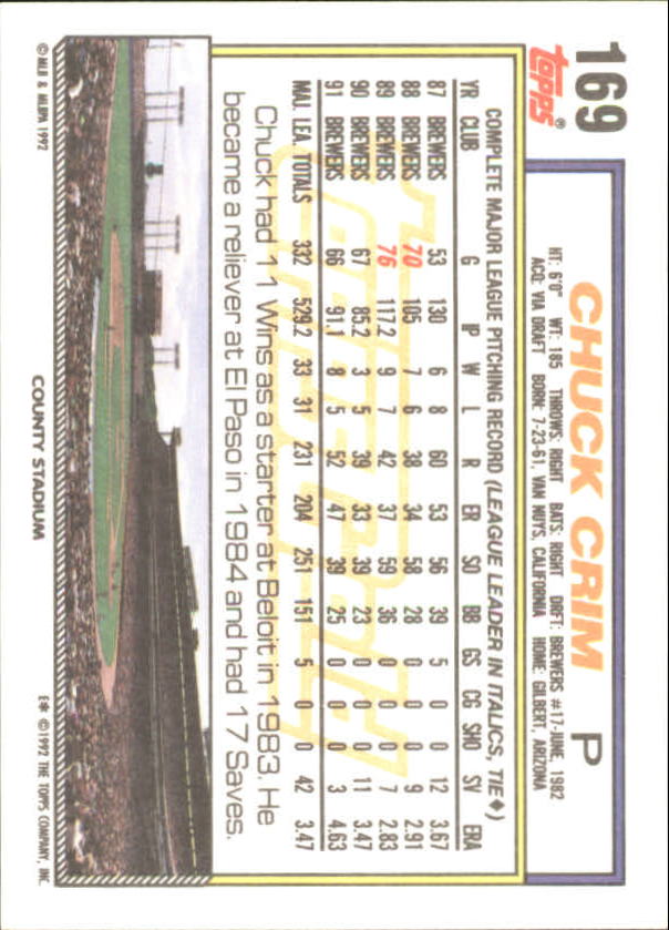 1992 Topps Baseball Gold Winners (#1-275) Singles - You Choose - Bild 300 von 496