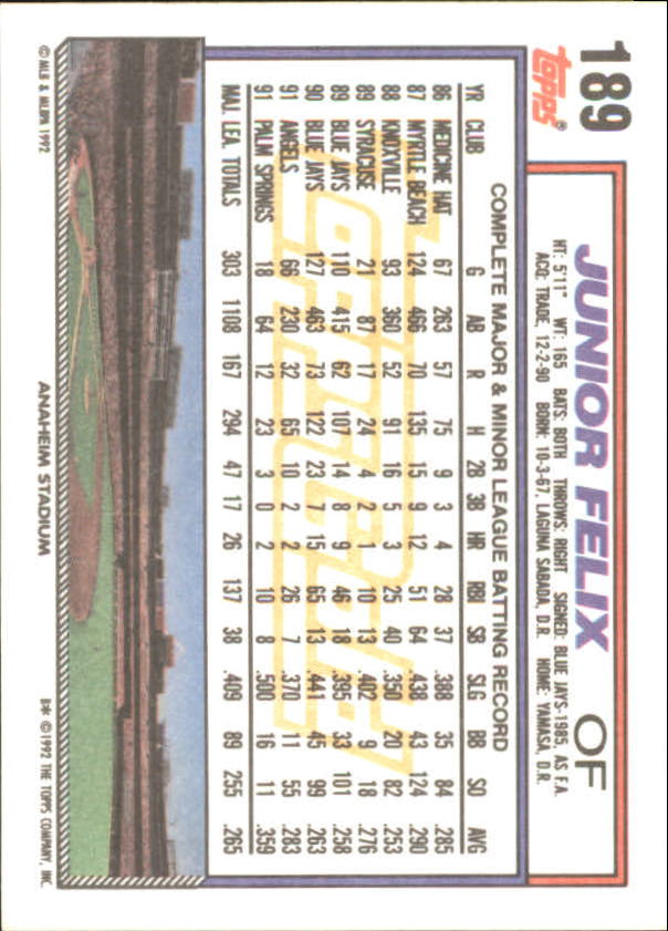 1992 Topps Baseball Gold Winners (#1-275) Singles - You Choose - Bild 334 von 496