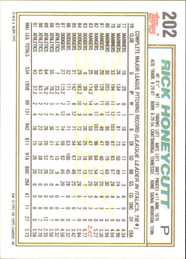 1992 Topps Baseball Gold Winners (#1-275) Singles - You Choose - Bild 358 von 496