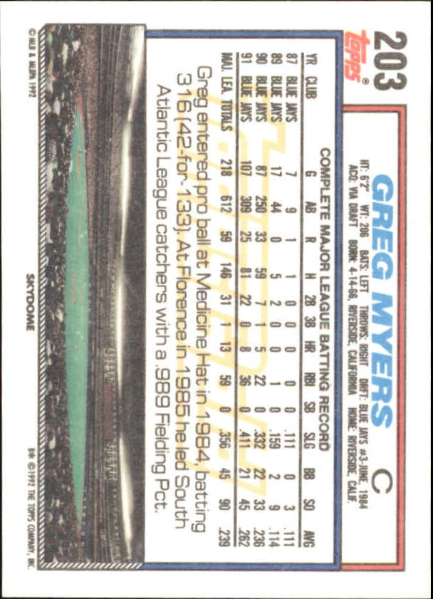 1992 Topps Baseball Gold Winners (#1-275) Singles - You Choose - Bild 360 von 496