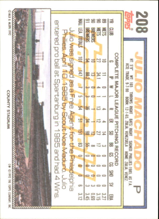 1992 Topps Baseball Gold Winners (#1-275) Singles - You Choose - Bild 368 von 496