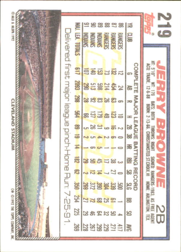 1992 Topps Baseball Gold Winners (#1-275) Singles - You Choose - Bild 388 von 496