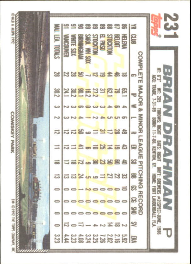 1992 Topps Baseball Gold Winners (#1-275) Singles - You Choose - Bild 412 von 496