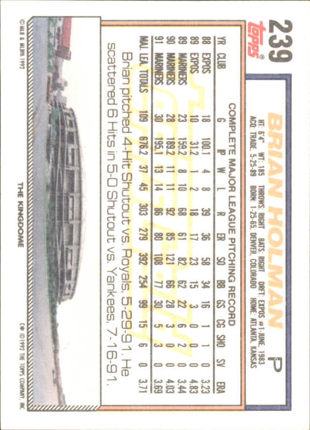 1992 Topps Baseball Gold Winners (#1-275) Singles - You Choose - Bild 428 von 496