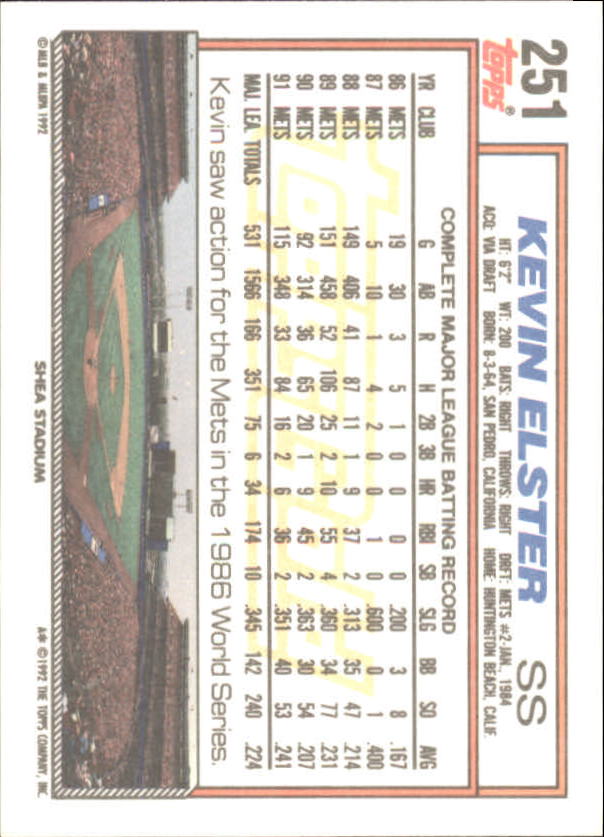 1992 Topps Baseball Gold Winners (#1-275) Singles - You Choose - Bild 450 von 496