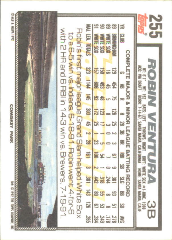 1992 Topps Baseball Gold Winners (#1-275) Singles - You Choose - Bild 458 von 496