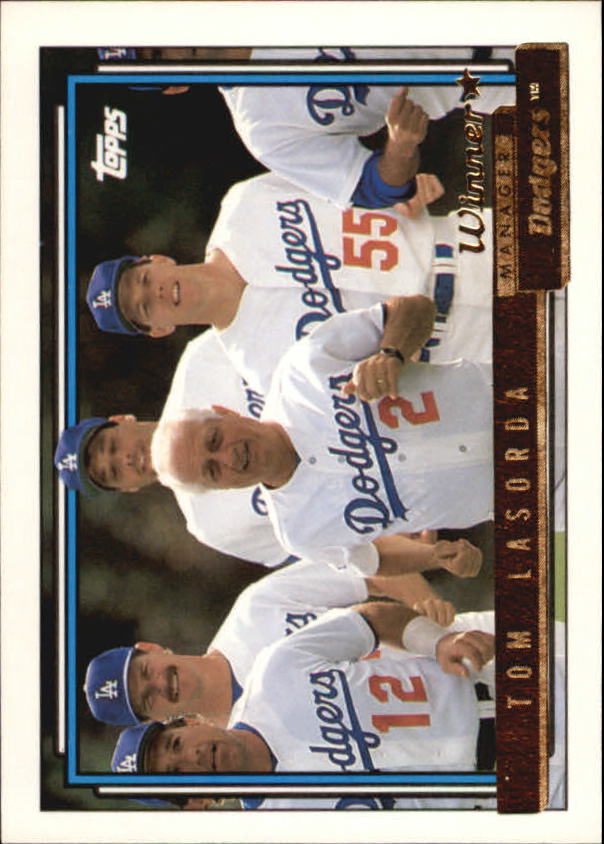 1992 Topps Baseball Gold Winners (#1-275) Singles - You Choose - Bild 469 von 496