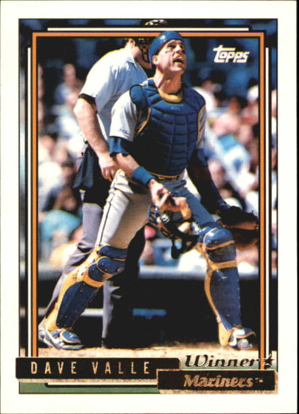 1992 Topps Gold Winners #294 Dave Valle