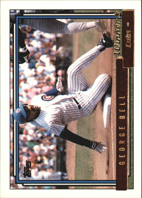 1992 Topps Gold Winners #320 George Bell