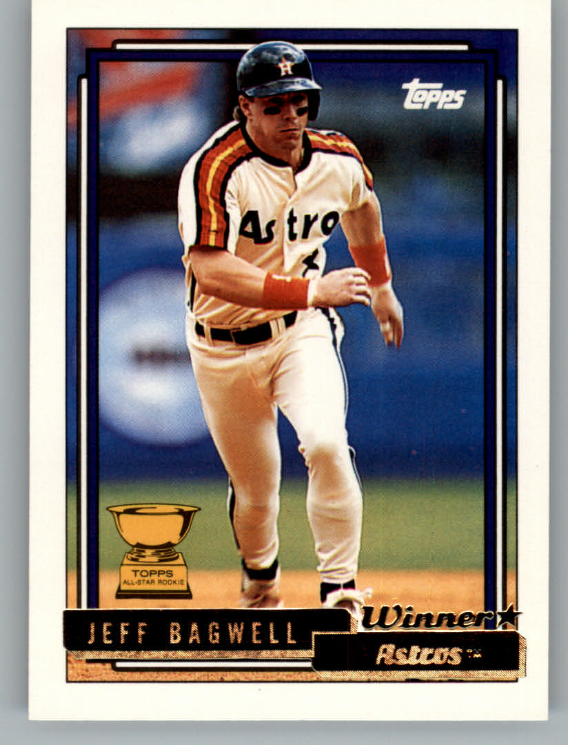 1992 Topps Gold Winners #520 Jeff Bagwell