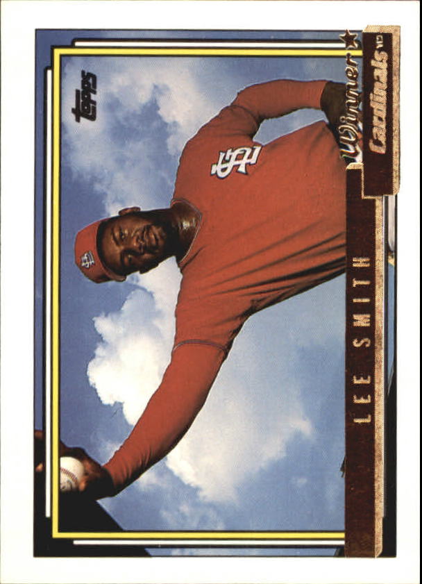 1992 Topps Gold Winners #565 Lee Smith