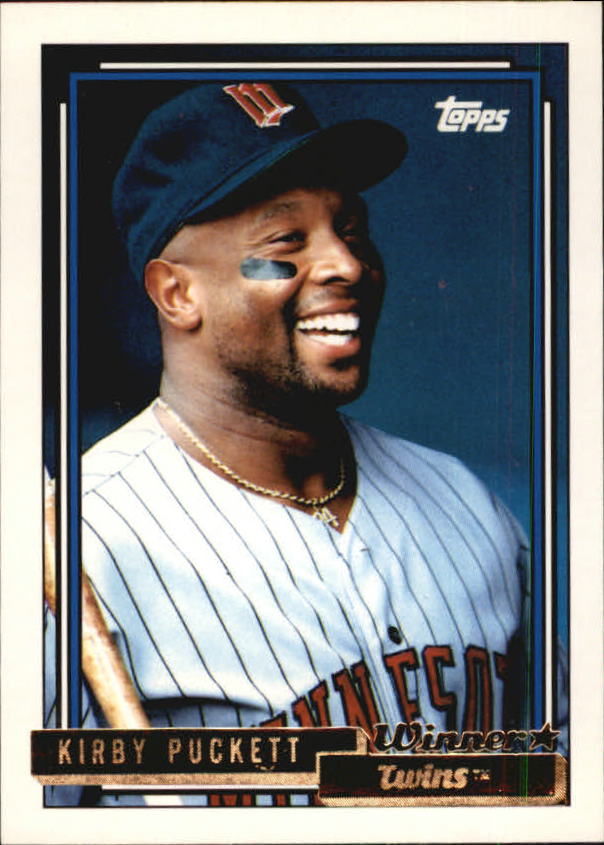 1991 and 1992 Topps Kirby Puckett cards shops