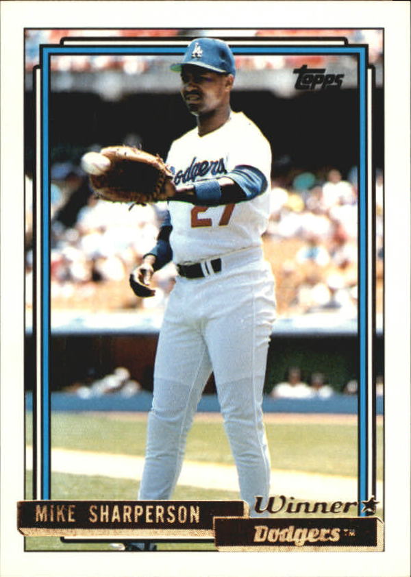 1992 Topps Gold Winners #627 Mike Sharperson