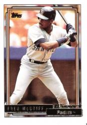 1992 Topps Gold Winners #660 Fred McGriff