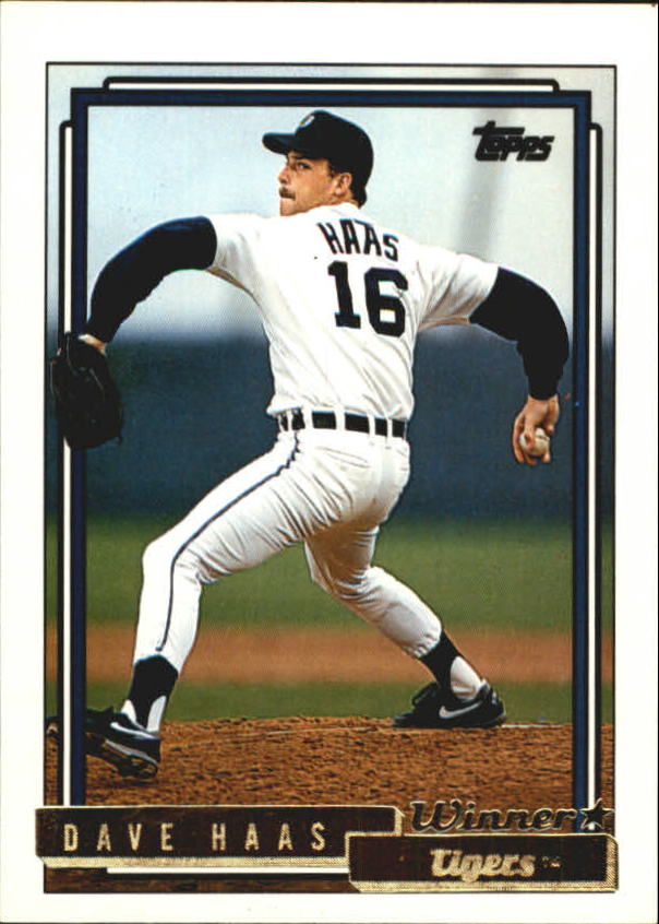 1992 Topps Gold Winners #665 Dave Haas