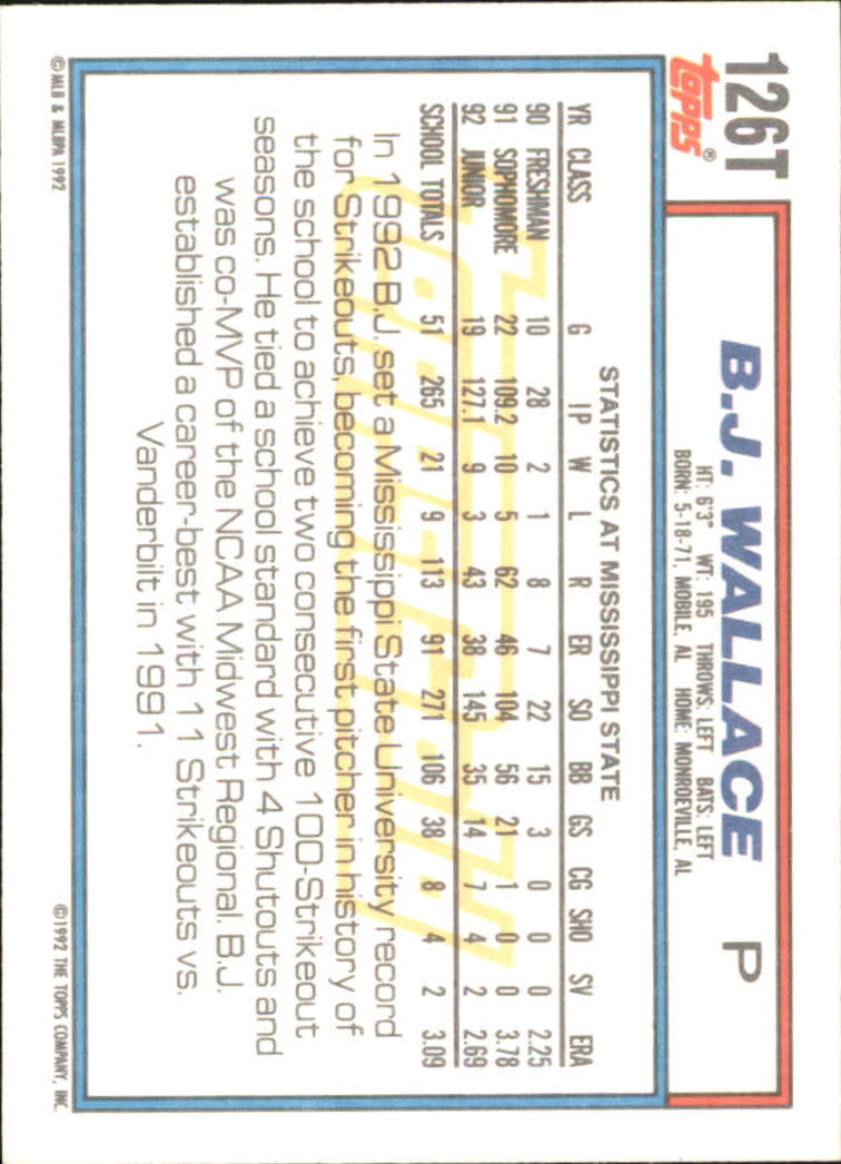Sports Card Back