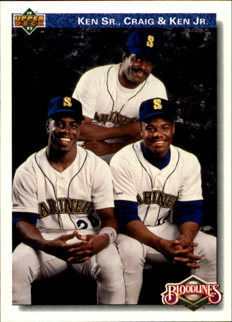 1992 Upper Deck #85 K.Griffey Jr. w/Family - NM-MT - Baseball Card  Connection