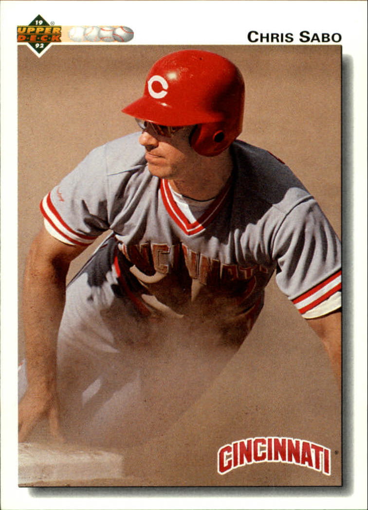  1991 Upper Deck Baseball Card #77 Chris Sabo