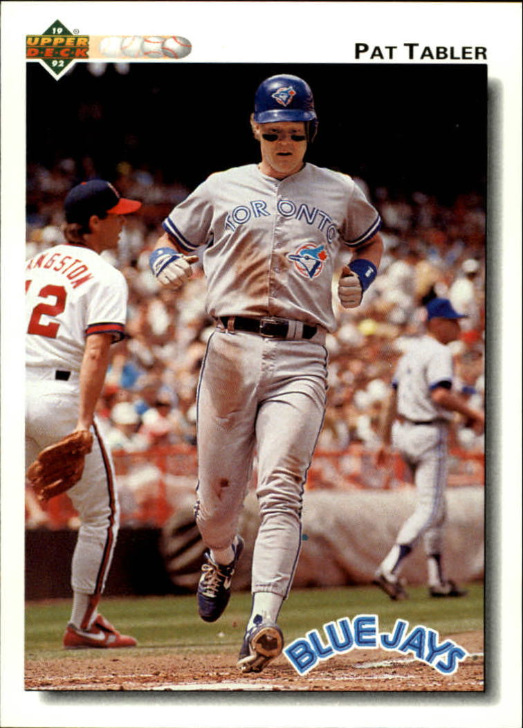 1992 Upper Deck Toronto Blue Jays Beisbol Tarjeta 203 Pat Tabler Ebay