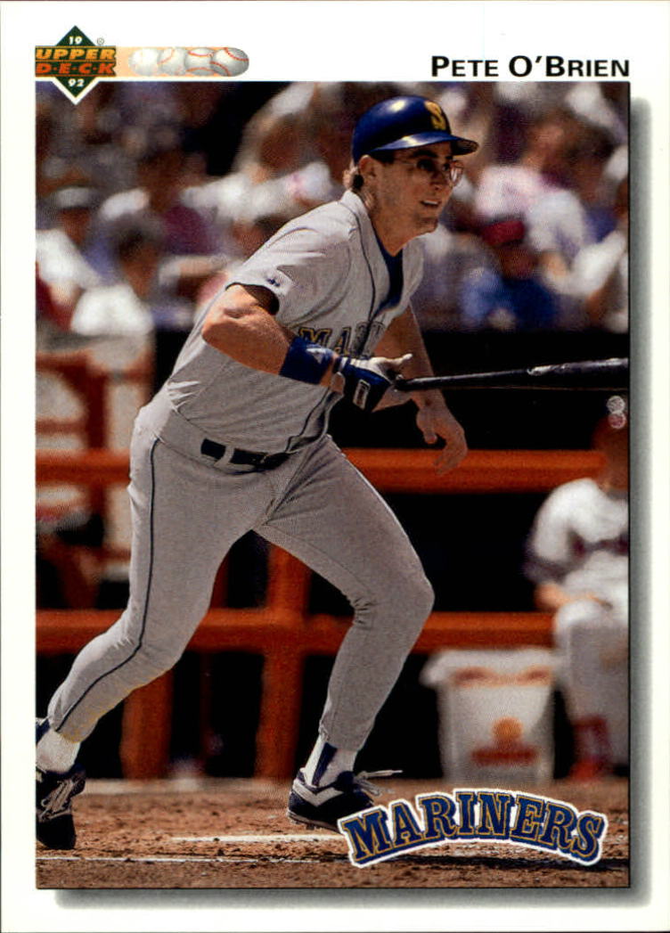 1991 Upper Deck Seattle Mariners Baseball Card #459 Pete O'Brien