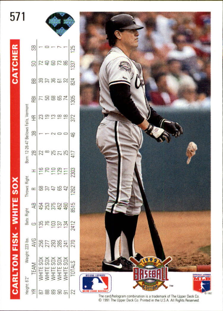 1983 Donruss #104 Carlton Fisk NM+ Chicago White Sox