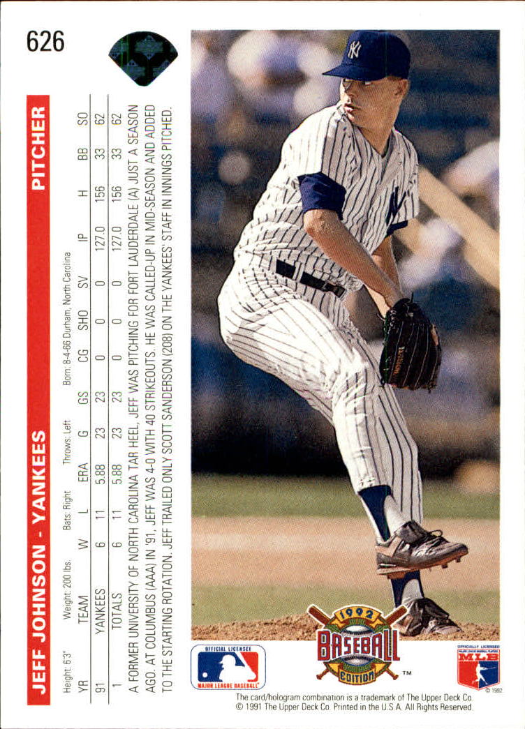 Sports Card Back
