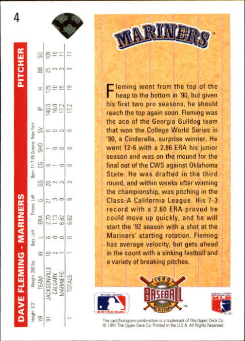 Sports Card Back