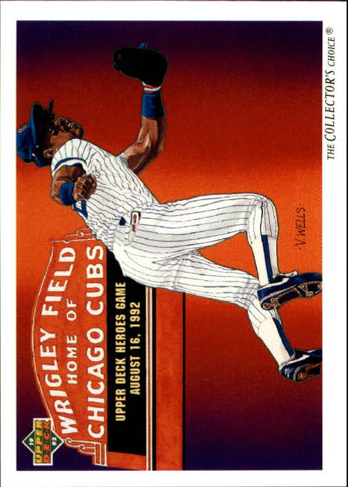 1992 Upper Deck Gold Hologram #35 Shawon Dunston TC/Chicago Cubs