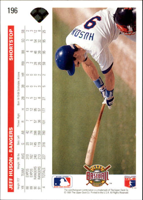 Sports Card Back