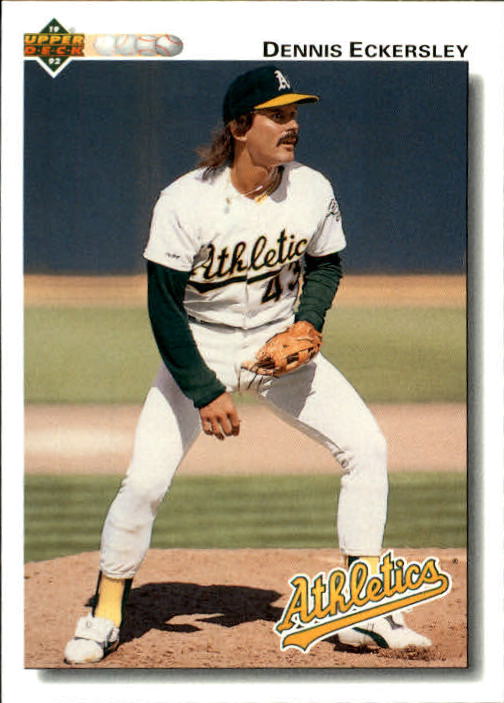 1992 Upper Deck Gold Hologram 331 Dennis Eckersley NMMT+