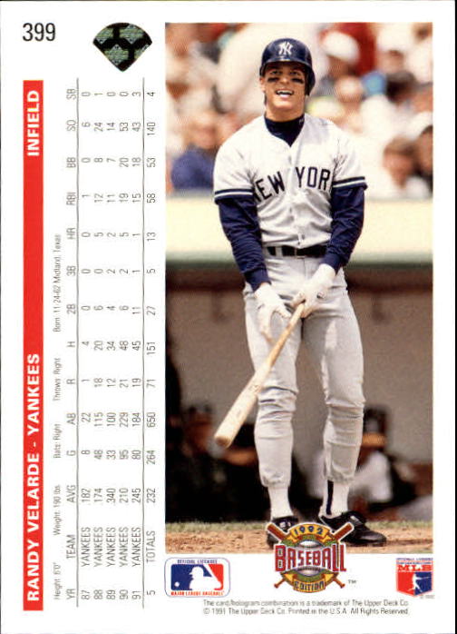 Sports Card Back