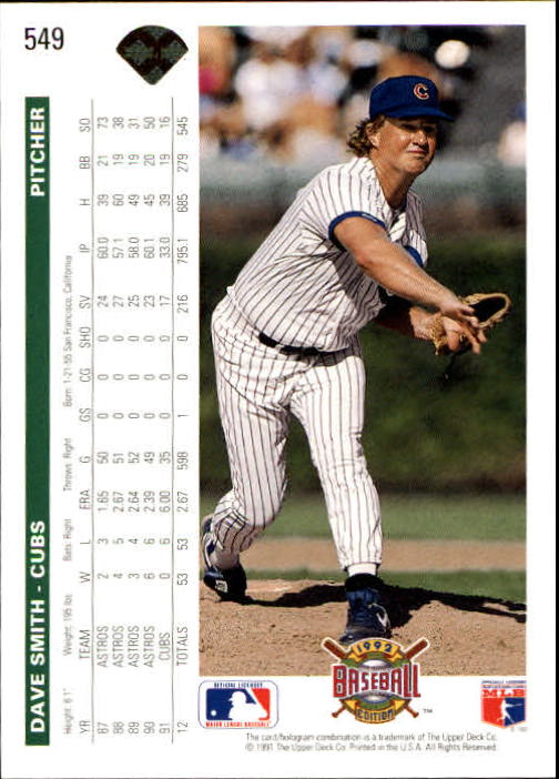 Sports Card Back