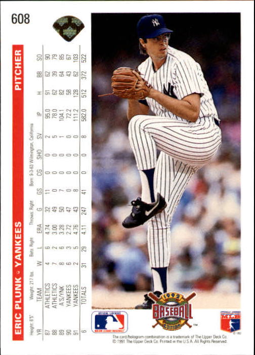 Sports Card Back