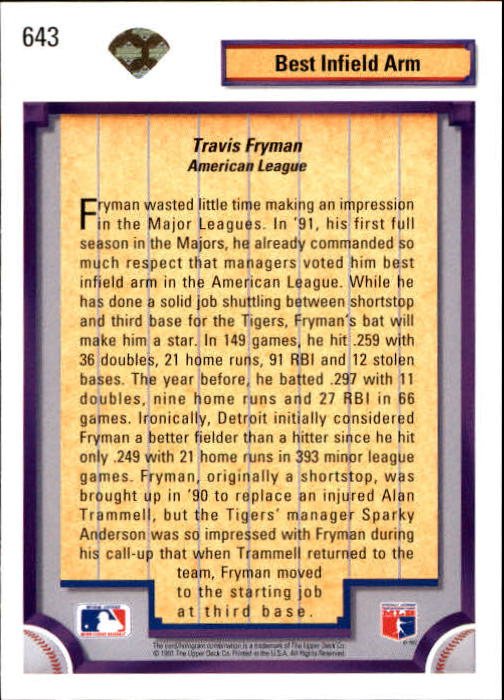 Sports Card Back
