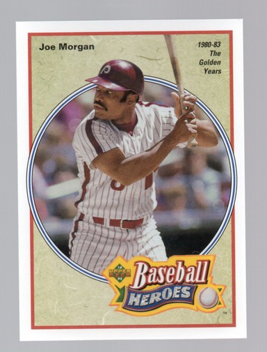 1992 Upper Deck Bench/Morgan Heroes #42 Joe Morgan