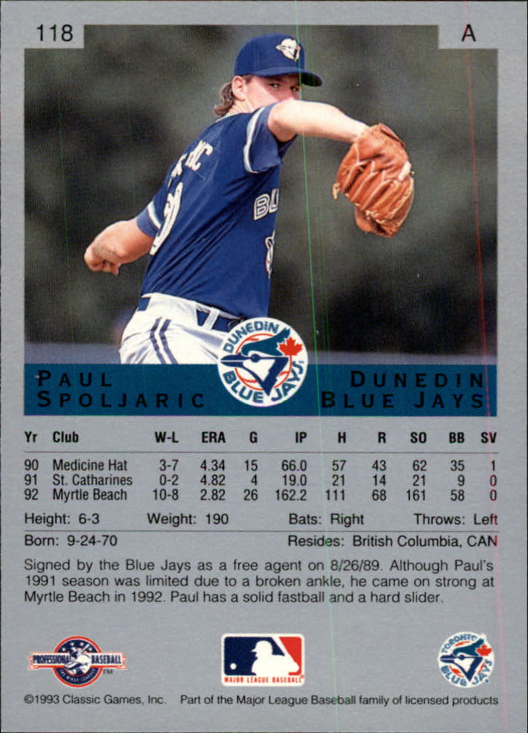 Sports Card Back