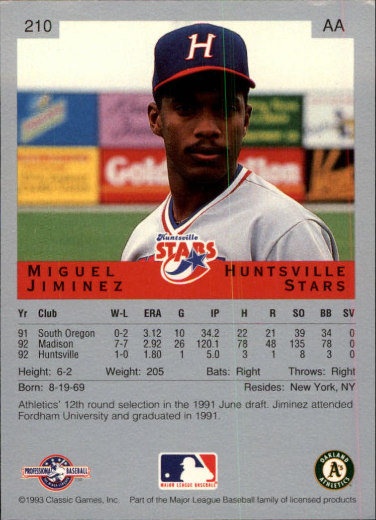 Sports Card Back
