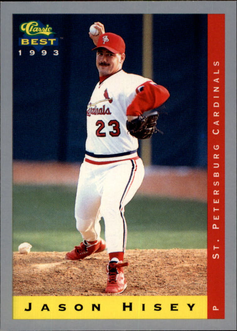 1993 Classic/Best #243 Jason Hisey - NM-MT