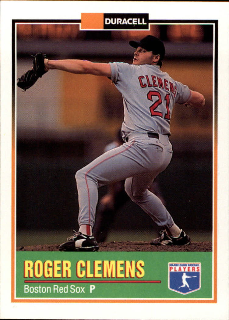 1993 Duracell Power Players I #1 Roger Clemens