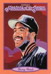 1993 Donruss Masters of the Game #14 Barry Bonds