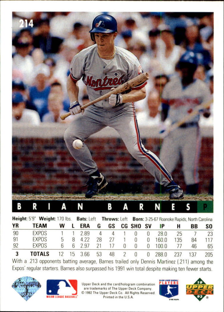 A0487- 1993 Upper Deck Baseball Karte #S 1-250 - You Pick- 15 + Gratis US Schiff - Bild 392 von 464