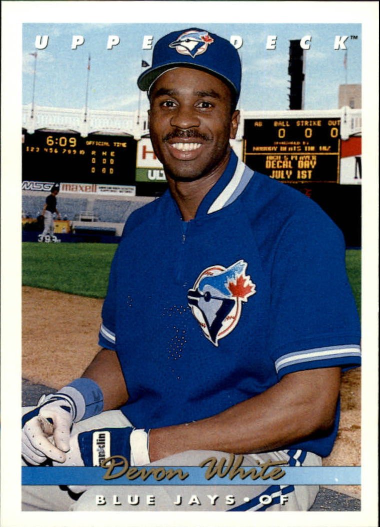 Devon White - Blue Jays - #198 Score 1992 Baseball Trading Card