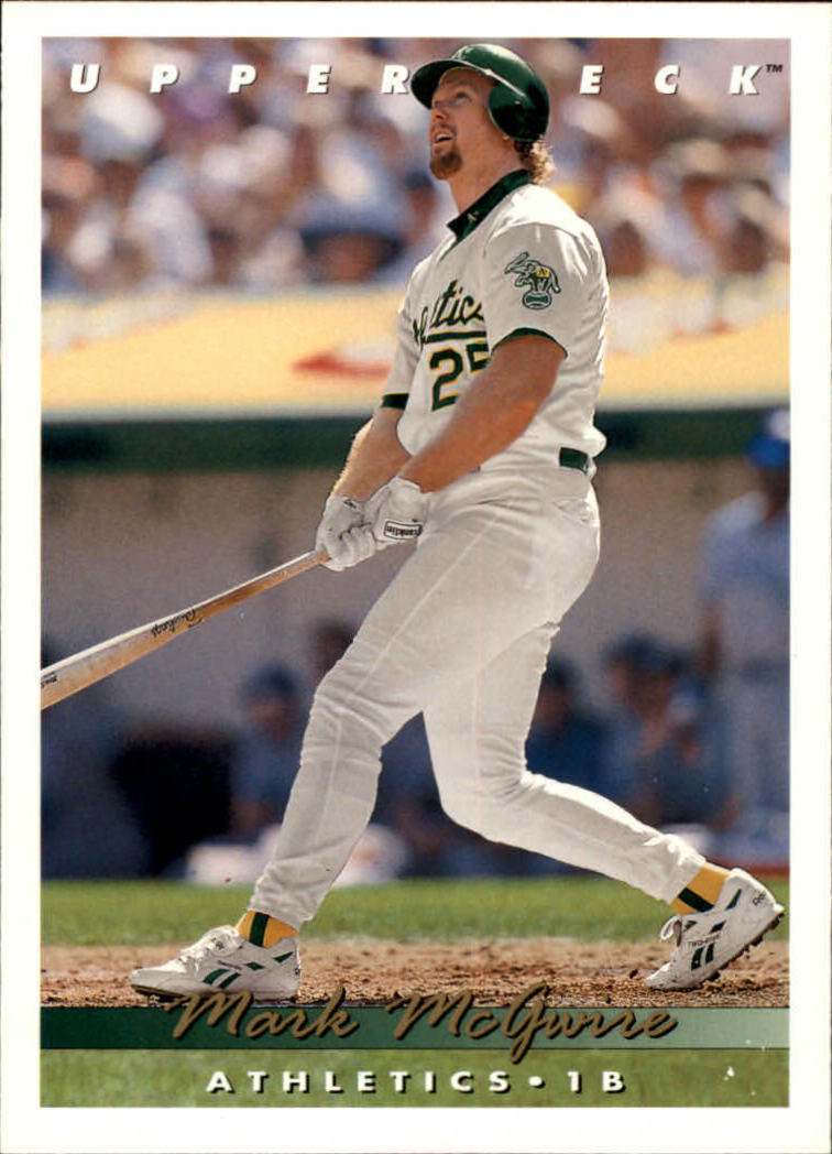 1993 Mark McGwire Game Worn Oakland Athletics Jersey.  Baseball