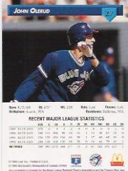 1993 Donruss McDonald's Toronto Blue Jays Great Moments