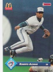 1993 Donruss McDonald's Toronto Blue Jays Great Moments - Restaurant [Base]  #28 - Roberto Alomar